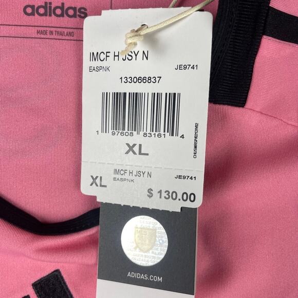 Leo Messi Inter Miami CF Men's Adidas X-Large Pink Black Home Stadium Jersey - Picture 4 of 13